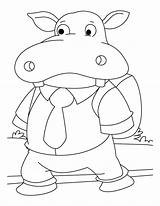 Coloring Hippo Pages Hippopotamus Student Hippos Going Cute Animals School Printable Momjunction Kids Categories Books sketch template
