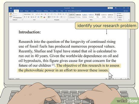 write  synopsis  research  steps  pictures