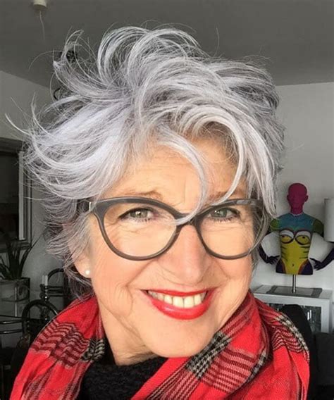 short hairstyles for women over 50 with glasses in 2021 2022 hair colors