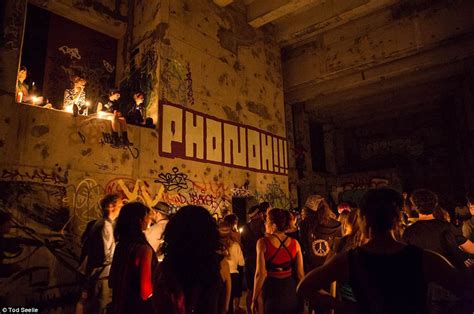 Pictured Illegal Party In Abandoned Subway Station Seven