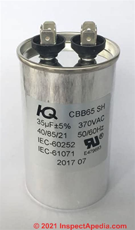 electric motor starting capacitor selection