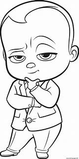 Boss Baby Colouring Coloring Pages Printable sketch template