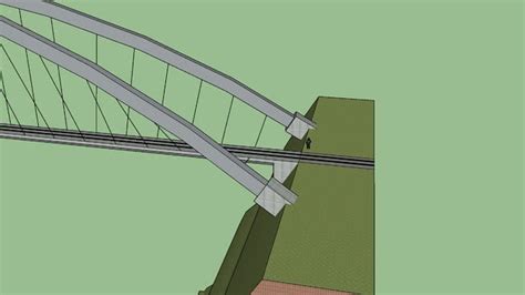 arch suspension bridge  warehouse