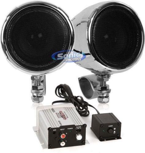motorcycle handlebar speakers ebay