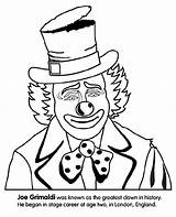 Clown Coloring Pages Crayola Drawings Drawing Print Color sketch template