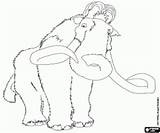 Mamut Manny Mammut Mammoet Glaciale Hielo Malvorlagen Kleurplaat Kleurplaten Sid Scrat Stampare sketch template