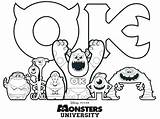 Coloring Pages Boo Inc Monsters Getdrawings Drawing Getcolorings Printable Color Colorings sketch template