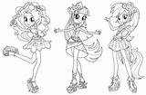 Pony Little Equestria Coloring Pages Dazzle Adagio Girls Girl sketch template