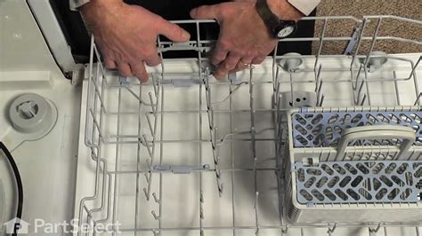 dishwasher repair replacing  tine pivot whirlpool part  youtube