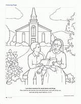 Coloring Church Pages Popular sketch template
