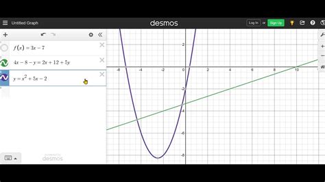 graphing  desmos youtube