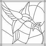 Hummingbird Vitrales Mosaico Patrones Vitral Beginner Vidrieras Plantillas Cardinal Vitrail Hummingbirds Mosaicos Relacionada Guidepatterns Pattsme Vitraux Fused sketch template