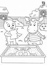 Coloring Pages Backyardigans Playing Paper Game Color Book Kids Info Cartoons Print Coloriage Xcolorings Coloringtop Books sketch template