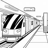 Subway Colouring Printable Underground Amtrak Getcolorings Bullet 101coloring Koopalings Check Trains Surfers sketch template