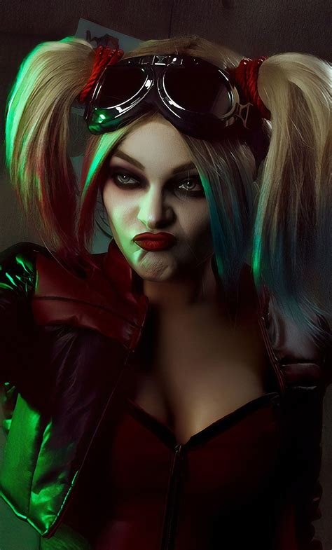 mad harley quinn cosplay  iphone  hd  wallpapers images backgrounds
