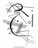 Kandinsky Quadri Wassily Famosi Misti Bauhaus sketch template
