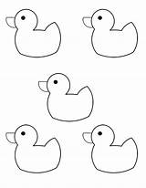 Duck Rubber Ducks Clip Little Printables Preschool Kids Math sketch template