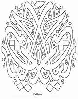 Islam Patterns Mandala sketch template