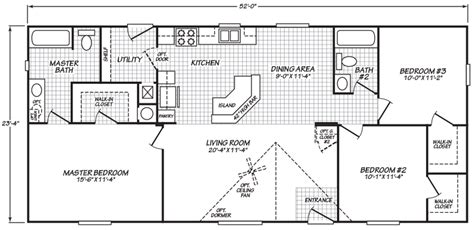 fleetwood mobile home floor plans floorplansclick