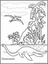 Elasmosaurus Colorare Dinosauri Tutto Ingrahamrobotics sketch template