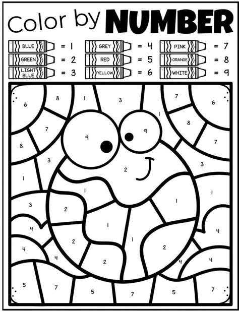 earth day coloring pages recycling earth color  number pages