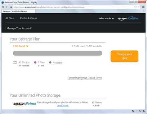 amazons unlimited photo storage  cloud drive works ghacks tech news