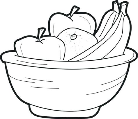 basket  fruit drawing  getdrawings