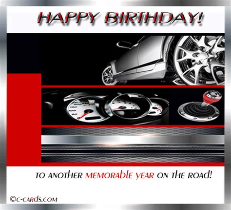 Car Driver’s Birthday Free Birthday Wishes Ecards