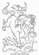 Coloring Hercules Pages Disney Comments Coloringhome sketch template