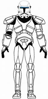 Clone Commando Coloriage Trooper Ausmalbilder Body Klonkrieger Klone Lars sketch template