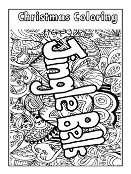christmas coloring pages  fun creatives teachers pay teachers