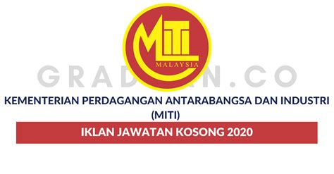 permohonan jawatan kosong kementerian perdagangan