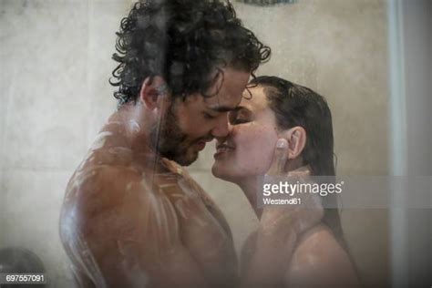 world s best nude couple having sex in the shower stock