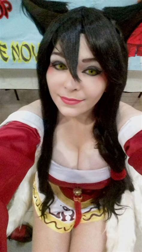 ahri cosplay sexy selfie by dairetto on deviantart
