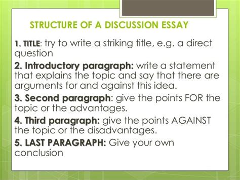 write discussion essays