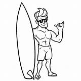 Surfboard Related sketch template