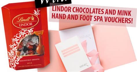 Win Lindor Chocolate And Mink Hand And Foot Spa Vouchers Beaut Ie