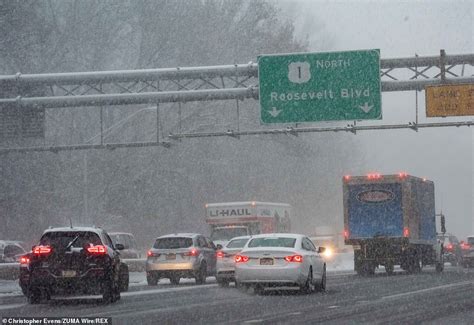 Two Dead And Six Injured In 20 Car Pile Up In Nyc As Storm