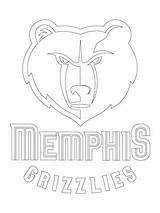 Coloring Nba Pages Memphis Grizzlies Logo Lakers Angeles Los Printable Sport Color Print Basketball Book Drawing Logos Getcolorings Online Sites sketch template