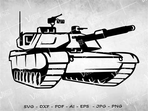 military tank svg war svg army tank svg tank silhouette cut