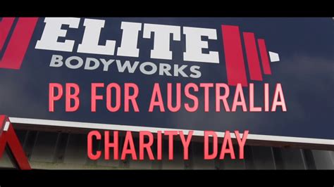 elite bodyworks charity event youtube