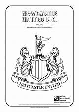 Newcastle Coloring Pages United Logo Man Soccer Cool Chivas Logos Clubs Colouring Printable City Manchester Utd Template Fc Sheets Club sketch template