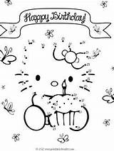 Kitty Hello Dot Birthday Color Numbers Box Coloring Party Crayons Printables Printable Dots Connect Printabletreats Pages Bags Instead Add Favor sketch template