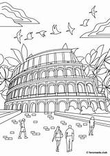 Colosseum Sights Favoreads sketch template