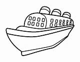 Barco Paquebot Transatlantico Navio Colorare Colorier Coloriage Navire Disegno Barcos Titanic Pintar Pirati Velero Transatlántico Coloritou Acolore Noe Arca Transatlântico sketch template