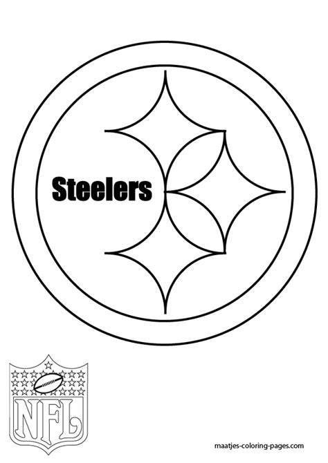 pittsburgh steelers coloring pages learny kids