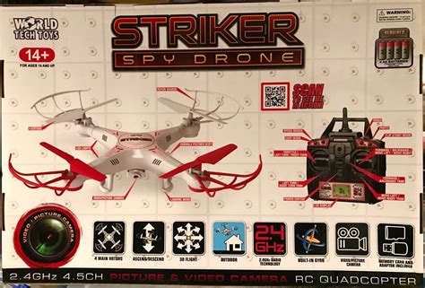 world tech toys striker ghz ch picvideo camera rc spy drone quadcopter ebay