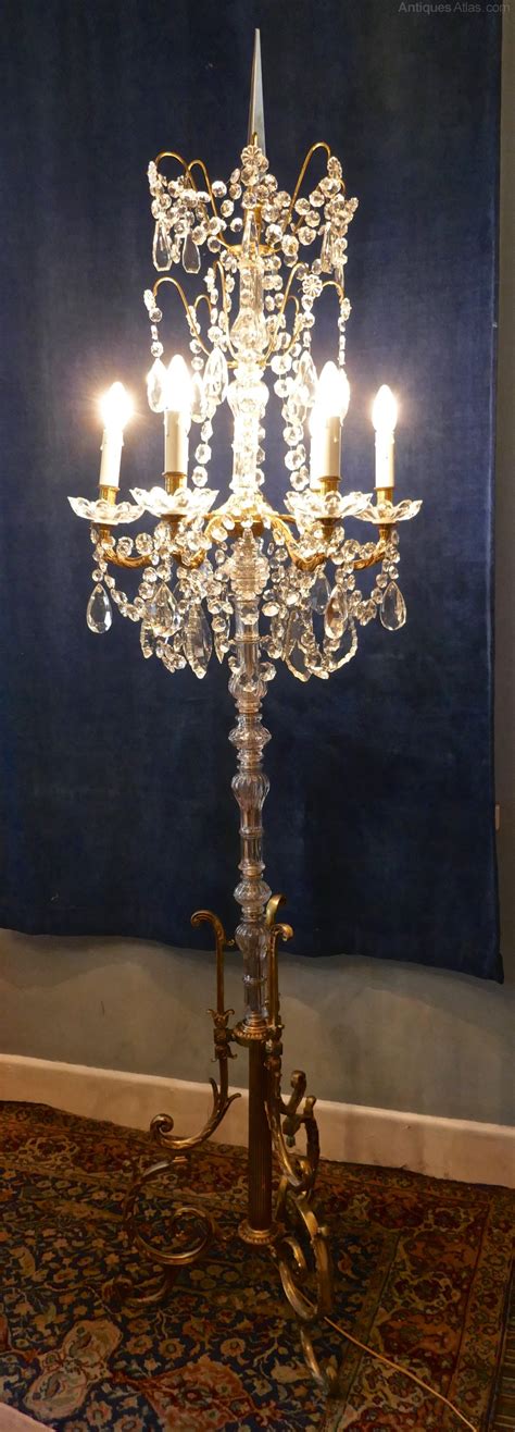antiques atlas french chandelier floor standing lamp girondole