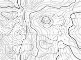 Topographic Topography Contour Longitude sketch template