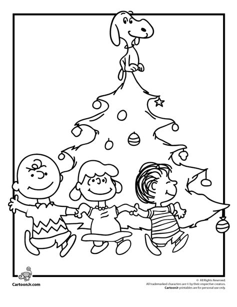snoopy  woodstock christmas coloring pages coloring home